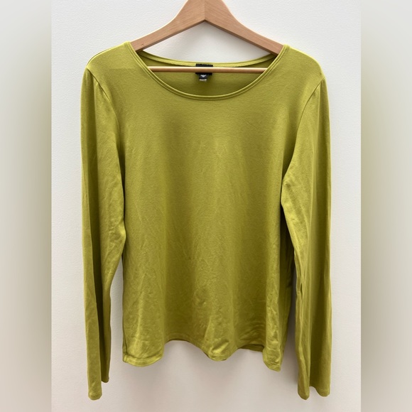 Eileen Fisher Tops - Eileen Fisher Women's Crew Neck Pullover Basic Long Sleeve Tee